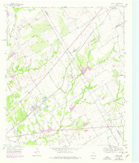 1956 Map of Limestone County, TX, 1978 Print