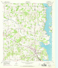 Download a high-resolution, GPS-compatible USGS topo map for Azle, TX (1969 edition)