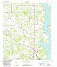 Download a high-resolution, GPS-compatible USGS topo map for Azle, TX (1991 edition)