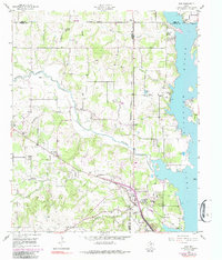 Download a high-resolution, GPS-compatible USGS topo map for Azle, TX (1986 edition)