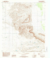 Download a high-resolution, GPS-compatible USGS topo map for Babb Canyon, TX (1985 edition)