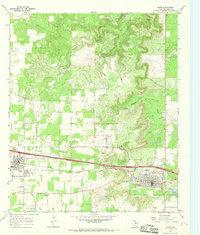 Download a high-resolution, GPS-compatible USGS topo map for Baird, TX (1969 edition)