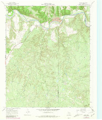 Download a high-resolution, GPS-compatible USGS topo map for Baker, TX (1981 edition)
