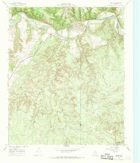 Download a high-resolution, GPS-compatible USGS topo map for Baker, TX (1969 edition)