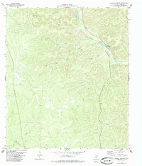 Download a high-resolution, GPS-compatible USGS topo map for Bakers Crossing, TX (1985 edition)