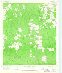 preview thumbnail of historical topo map of Angelina County, TX in 1963