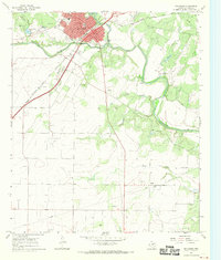 Download a high-resolution, GPS-compatible USGS topo map for Ballinger, TX (1970 edition)