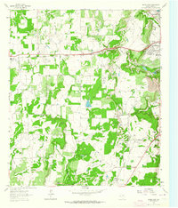 Download a high-resolution, GPS-compatible USGS topo map for Bangs East, TX (1964 edition)