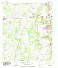 preview thumbnail of historical topo map of Brown County, TX in 1962