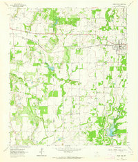 Download a high-resolution, GPS-compatible USGS topo map for Bangs West, TX (1964 edition)