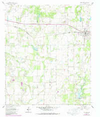 preview thumbnail of historical topo map of Brown County, TX in 1962
