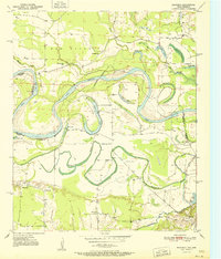 Download a high-resolution, GPS-compatible USGS topo map for Barkman, TX (1951 edition)