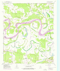 1950 Map of Barkman, 1976 Print