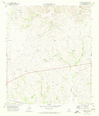 preview thumbnail of historical topo map of Irion County, TX in 1971