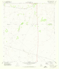 Download a high-resolution, GPS-compatible USGS topo map for Barnhart SW, TX (1974 edition)