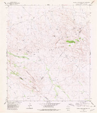 preview thumbnail of historical topo map of Reeves County, TX in 1980