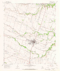 Download a high-resolution, GPS-compatible USGS topo map for Bartlett, TX (1966 edition)