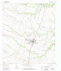 Download a high-resolution, GPS-compatible USGS topo map for Bartlett, TX (1989 edition)