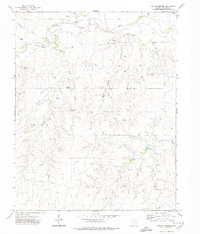 1972 Map of Lipscomb County, TX, 1974 Print