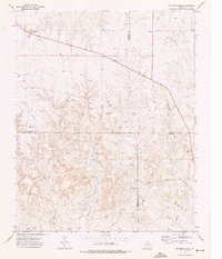 1973 Map of Ochiltree County, TX, 1976 Print