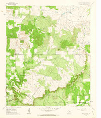 preview thumbnail of historical topo map of Jack County, TX in 1961