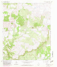 preview thumbnail of historical topo map of Jack County, TX in 1982
