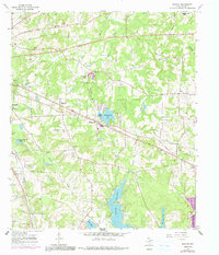 Download a high-resolution, GPS-compatible USGS topo map for Bascom, TX (1991 edition)