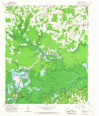 Download a high-resolution, GPS-compatible USGS topo map for Bassett, TX (1967 edition)