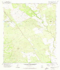 Download a high-resolution, GPS-compatible USGS topo map for Batesville Hill, TX (1974 edition)