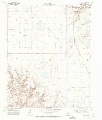 preview thumbnail of historical topo map of Moore County, TX in 1971