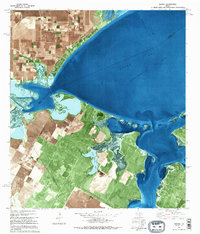 Download a high-resolution, GPS-compatible USGS topo map for Bayside, TX (1995 edition)