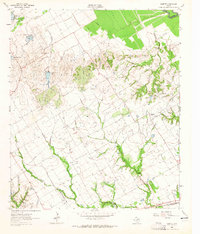Download a high-resolution, GPS-compatible USGS topo map for Bazette, TX (1965 edition)