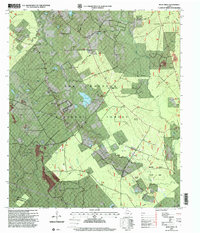 preview thumbnail of historical topo map of San Jacinto County, TX in 1997