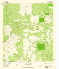 Download a high-resolution, GPS-compatible USGS topo map for Bear Hollow, TX (1960 edition)