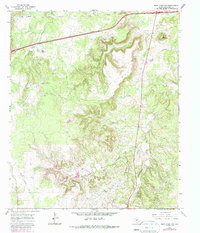 Download a high-resolution, GPS-compatible USGS topo map for Bear Mountain, TX (1987 edition)