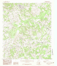 Download a high-resolution, GPS-compatible USGS topo map for Beckville, TX (1983 edition)