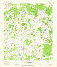 Download a high-resolution, GPS-compatible USGS topo map for Bedias, TX (1964 edition)