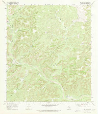 preview thumbnail of historical topo map of Val Verde County, TX in 1970