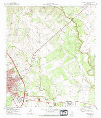 preview thumbnail of historical topo map of Bee County, TX in 1979