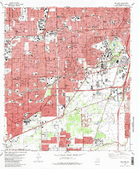 1982 Map of Bellaire, TX, 1983 Print