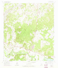 preview thumbnail of historical topo map of Gonzales County, TX in 1964