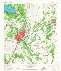 preview thumbnail of historical topo map of Belton, TX in 1965