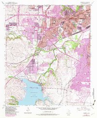 Download a high-resolution, GPS-compatible USGS topo map for Benbrook, TX (1982 edition)