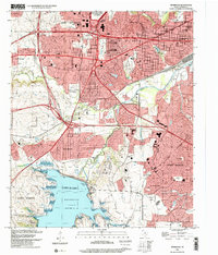 Download a high-resolution, GPS-compatible USGS topo map for Benbrook, TX (2001 edition)