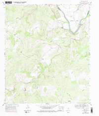 Download a high-resolution, GPS-compatible USGS topo map for Bend, TX (1979 edition)