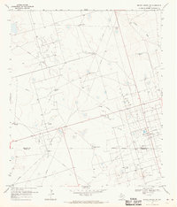 Download a high-resolution, GPS-compatible USGS topo map for Benge Corner NW, TX (1970 edition)
