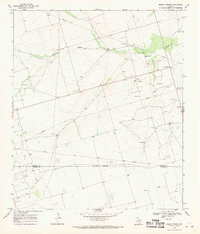 Download a high-resolution, GPS-compatible USGS topo map for Benge Corner, TX (1970 edition)