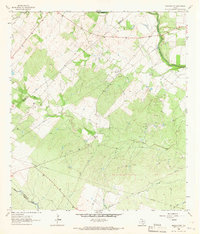 Download a high-resolution, GPS-compatible USGS topo map for Berclair NW, TX (1965 edition)