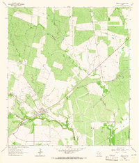 Download a high-resolution, GPS-compatible USGS topo map for Berclair, TX (1965 edition)