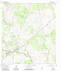 Download a high-resolution, GPS-compatible USGS topo map for Berclair, TX (1987 edition)
